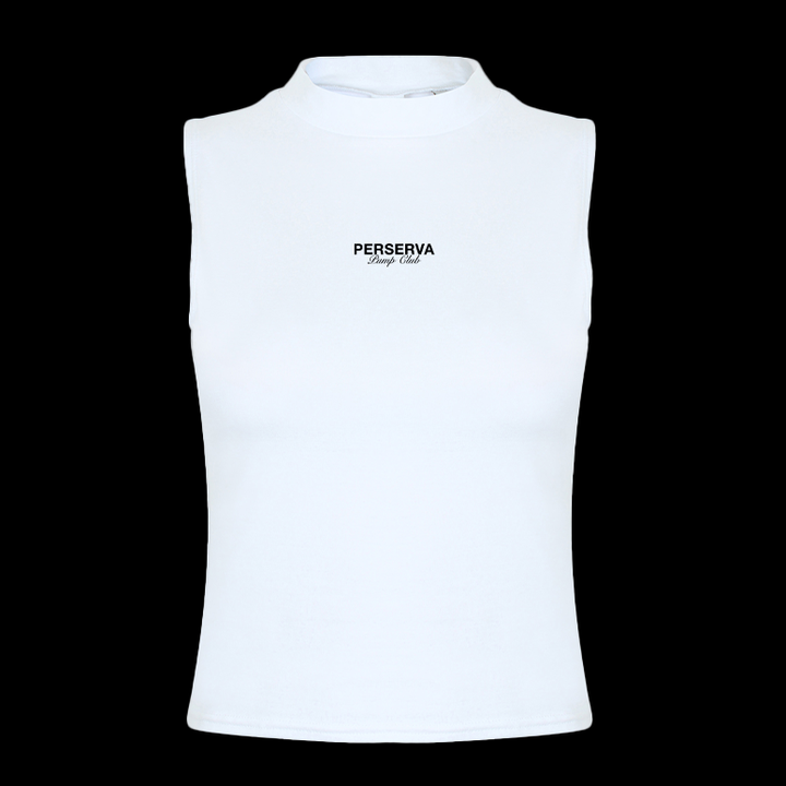 High Neck Tank (White)
