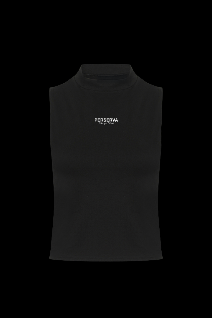 High Neck Tank (Black)