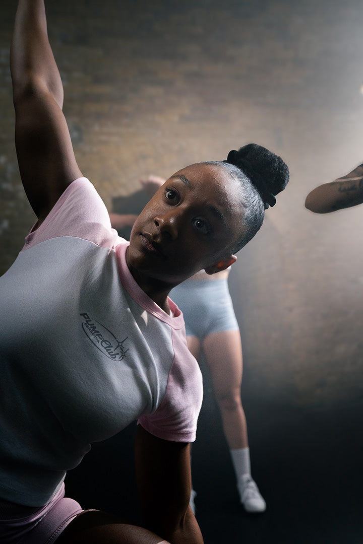 Pump Club Baby Tee (Pink)