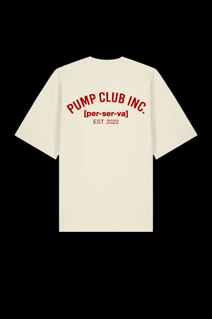 Core Collection Tee - Cream & Red