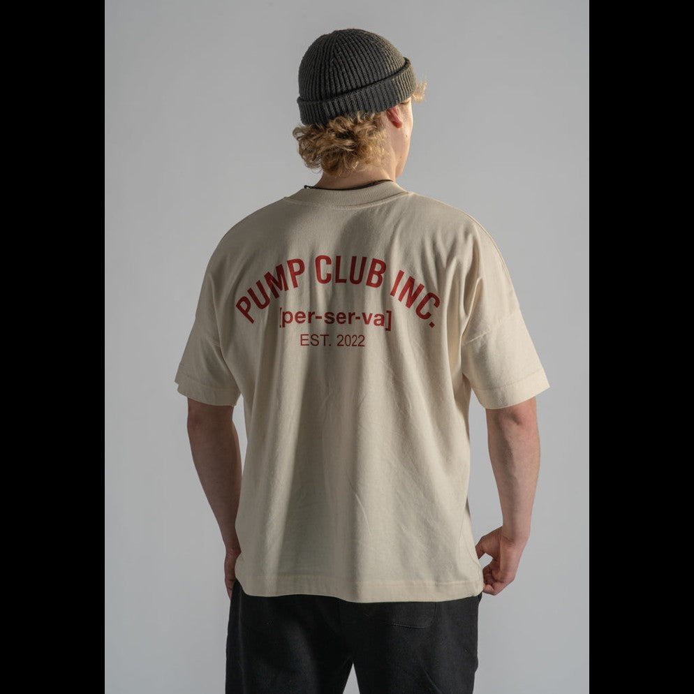 Core Collection Tee - Cream & Red