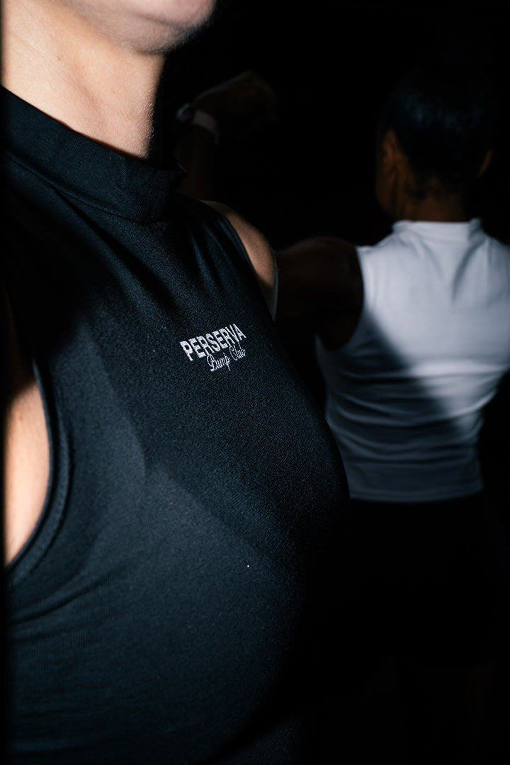 High Neck Tank (Black)