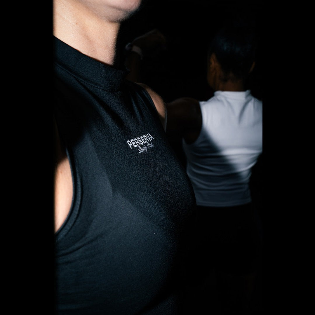 High Neck Tank (Black)