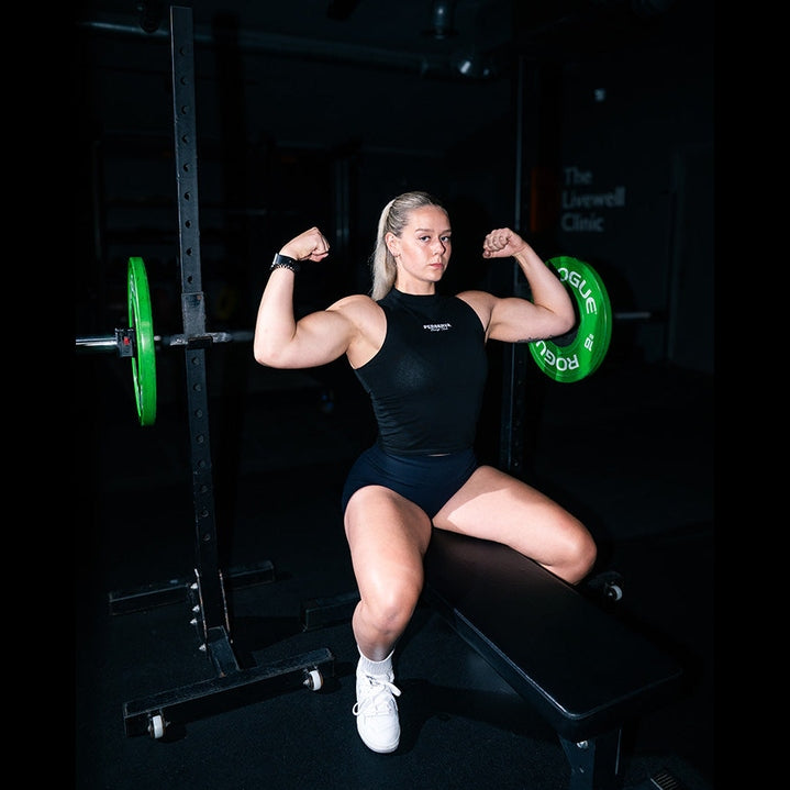 High Neck Tank (Black)