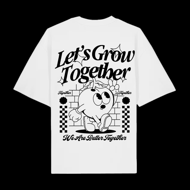 Let's Grow Together - Black Print