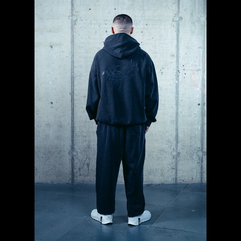 Pump Club Hoodie (Black Logo/Faded Black)