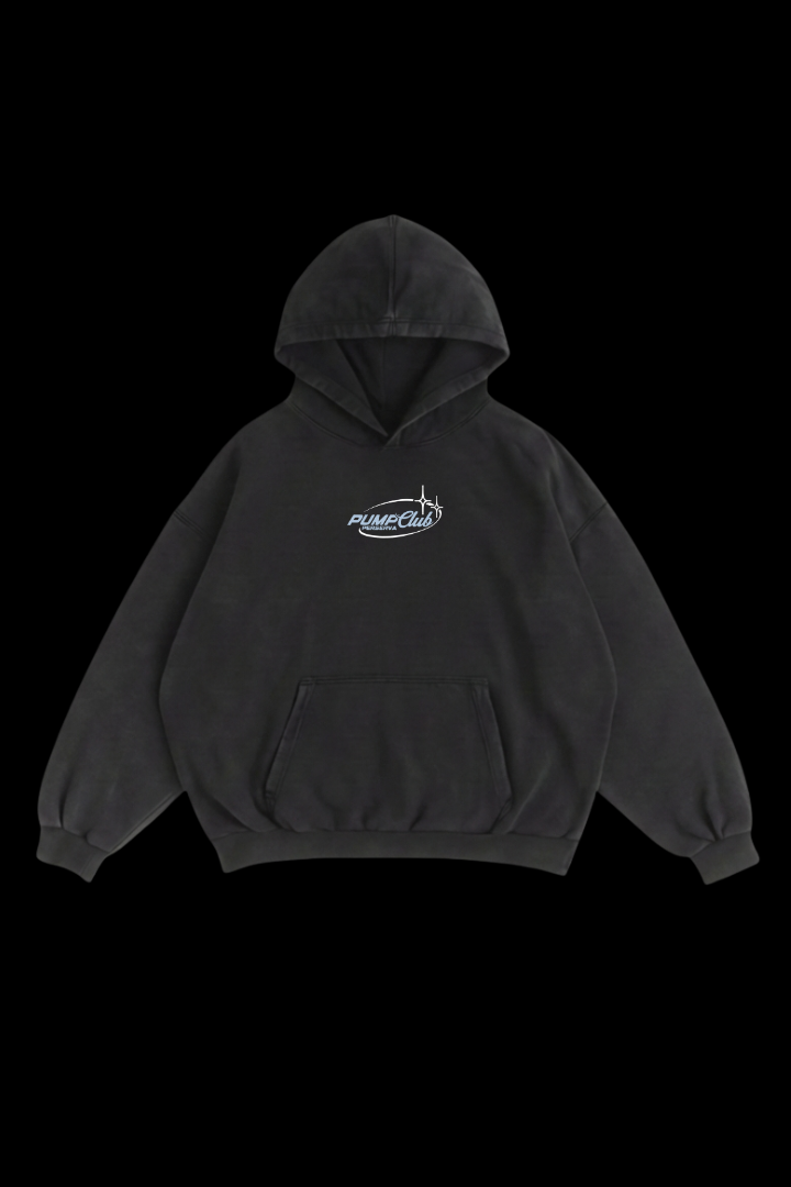 Pump Club Hoodie (Faded Black)