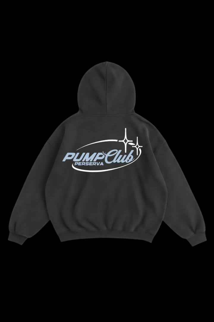 Pump Club Hoodie (Faded Black)