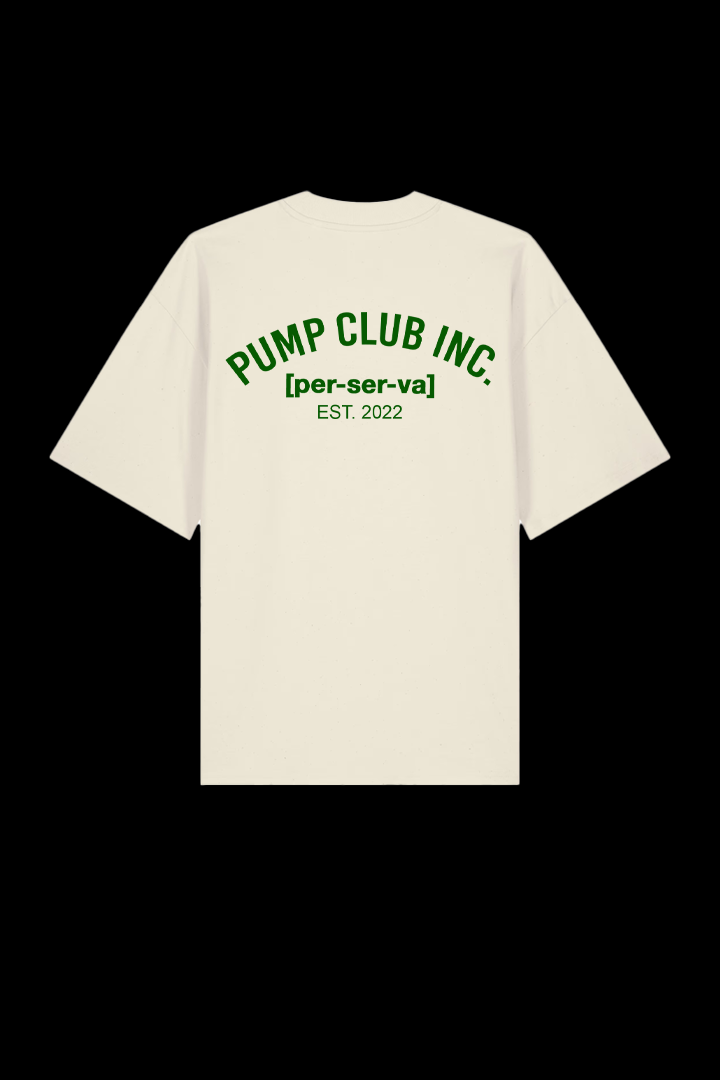 Core Collection Tee - Cream & Green