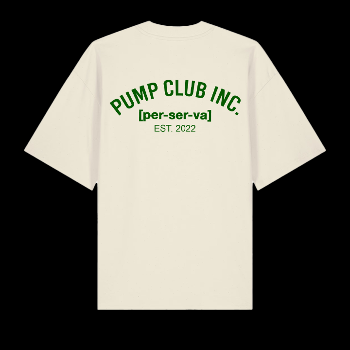 Core Collection Tee - Cream & Green