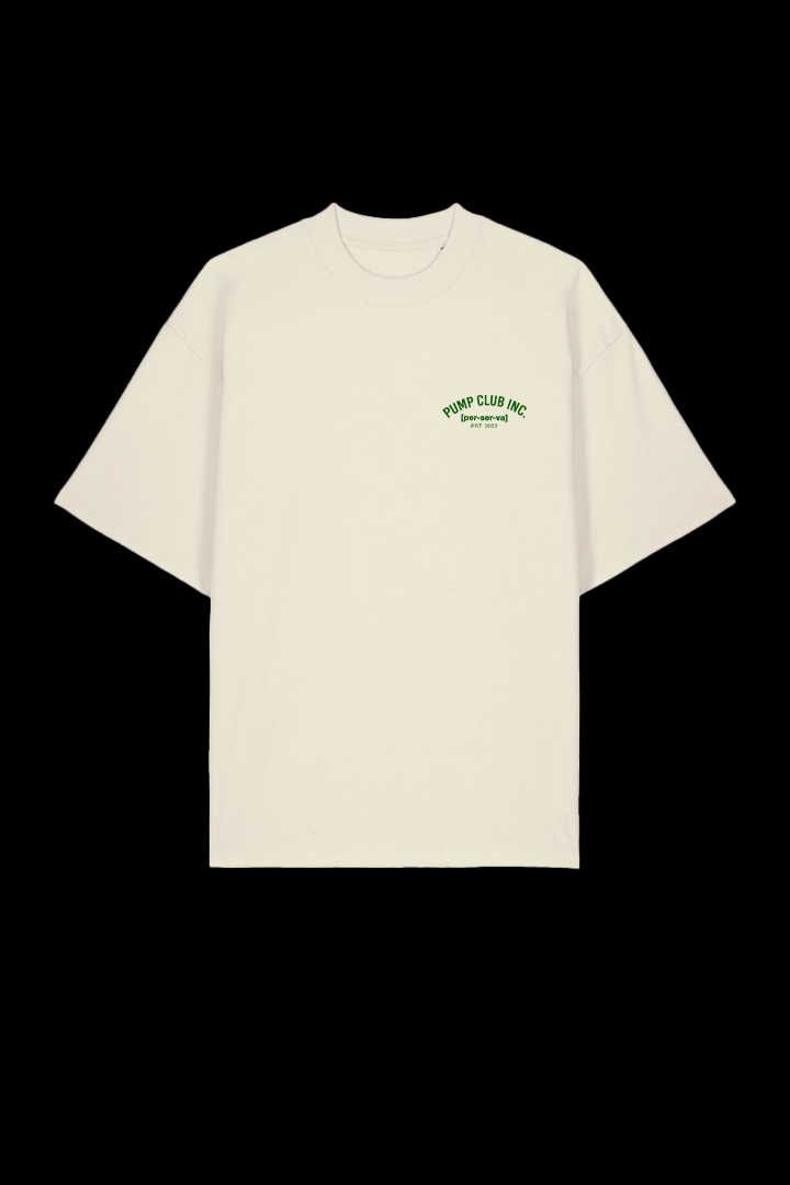 Core Collection Tee - Cream & Green