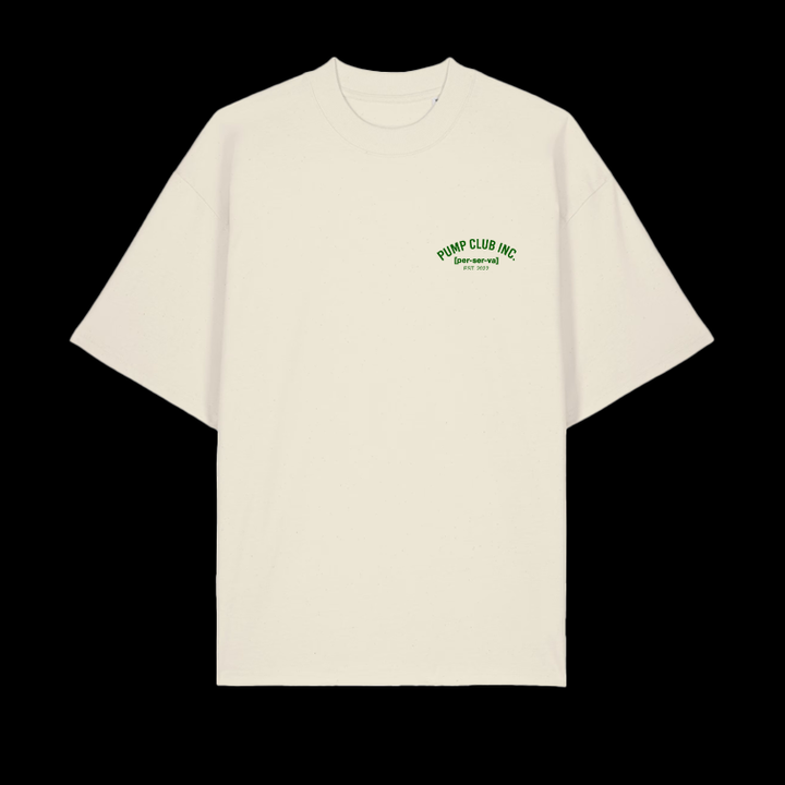 Core Collection Tee - Cream & Green