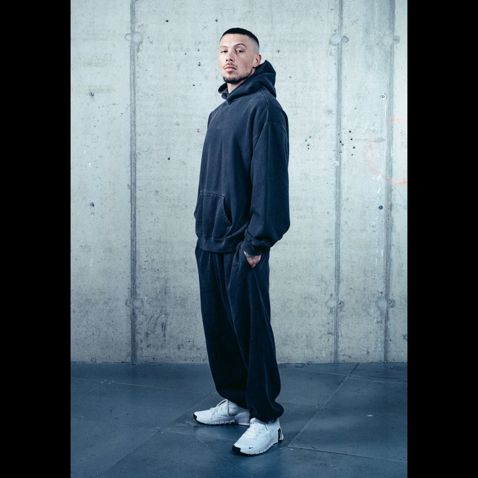 Pump Club Hoodie (Black Logo/Faded Black)