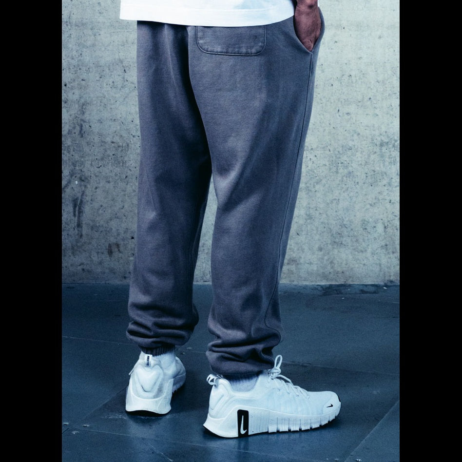 Pump Club Joggers (White Logo/Faded Grey)
